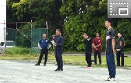 顧問による特別部選手紹介の様子
