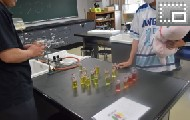 科学部の発表ブース